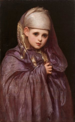 Little Fatima by Frederic Leighton Oil Painting