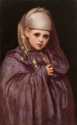 Little Fatima Oil painting by Frederic Leighton