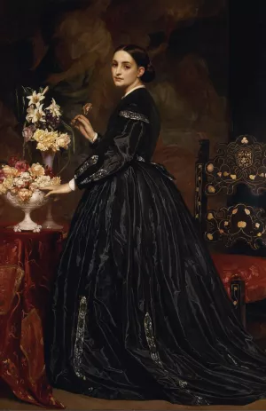 Mrs. James Guthrie by Frederic Leighton Oil Painting