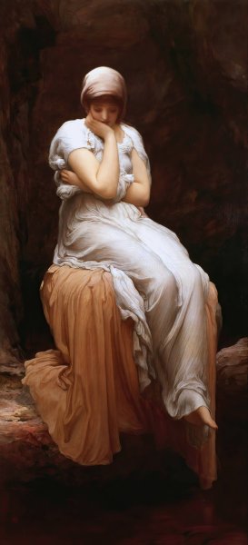 Solitude by Frederic Leighton Oil Painting