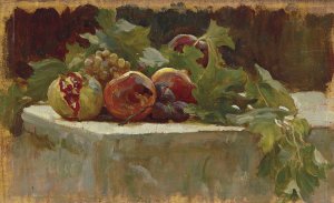 Still Life Study for 'Clytie' by Frederic Leighton Oil Painting