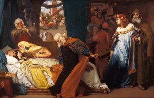 The Feigned Death Of Juliet by Frederic Leighton Oil Painting