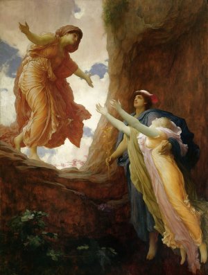The Return Of Persephone by Frederic Leighton Oil Painting