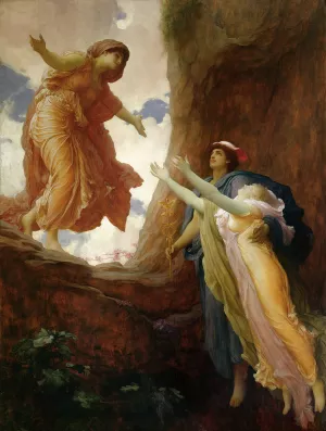 The Return Of Persephone by Frederic Leighton Oil Painting