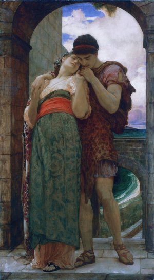 Wedded Oil painting by Frederic Leighton