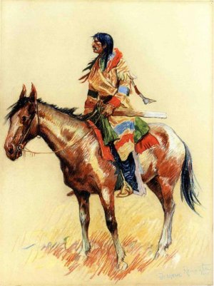 A Breed by Frederic Remington Oil Painting