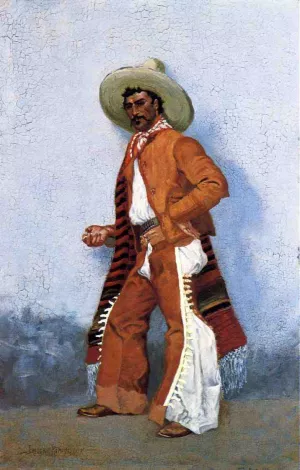 A Vaquero by Frederic Remington Oil Painting