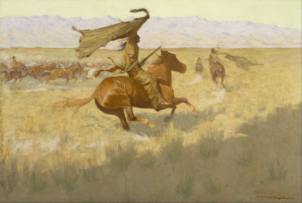 Change of Ownership  by Frederic Remington - Hand-Painted Oil Painting Reproduction