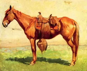 Cow Pony by Frederic Remington Oil Painting