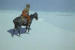 Friends Or Foes by Frederic Remington Oil Painting