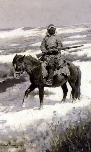 Manchurian Bandit by Frederic Remington - Oil Painting Reproduction