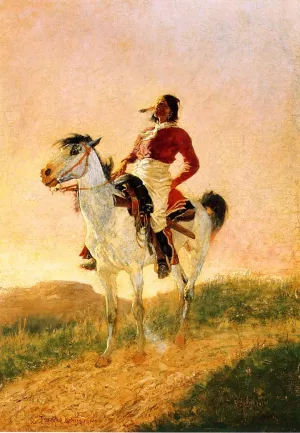 Modern Comanche Oil painting by Frederic Remington