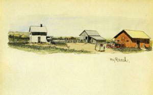 My Ranch by Frederic Remington Oil Painting