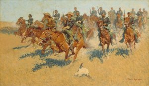 On the Southern Plains by Frederic Remington Oil Painting