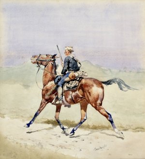The Advance Guard by Frederic Remington Oil Painting