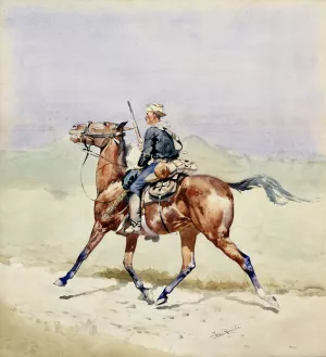 The Advance Guard by Frederic Remington Oil Painting
