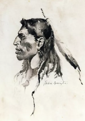 The Cheyenne Type Oil painting by Frederic Remington