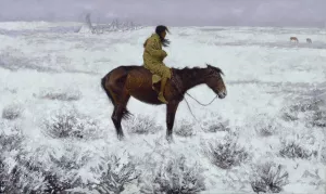 The Herd Boy by Frederic Remington Oil Painting