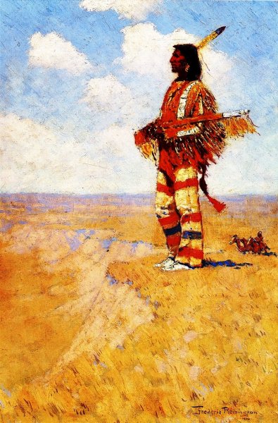 Main Product Photo of The Last of His Race Painting by Frederic Remington