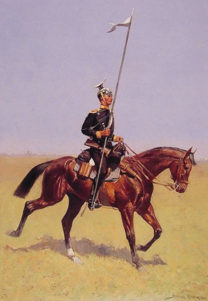 Main Product Photo of Uhlan Lancer Painting by Frederic Remington