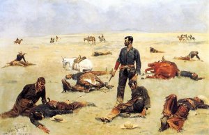 What an Unbranded Cos Has Cost Oil painting by Frederic Remington