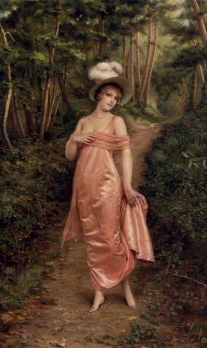 Elegance Of The Epoque Oil painting by Frederic Soulacroix