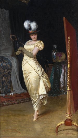 Preparing For The Ball by Frederic Soulacroix Oil Painting