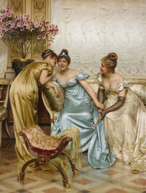 Secrets by Frederic Soulacroix Oil Painting