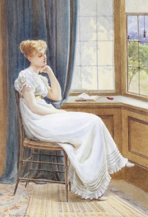 Wandering Thoughts by Frederick Alfred Slocombe Oil Painting