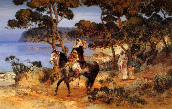 Main Product Photo of A Coastal Trail Painting by Frederick Arthur Bridgman