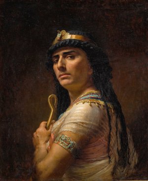 An Egyptian Priest  by Frederick Arthur Bridgman Oil Painting