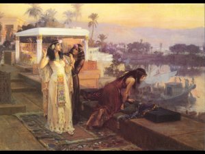 Cleopatra on the Terraces of Philae by Frederick Arthur Bridgman Oil Painting