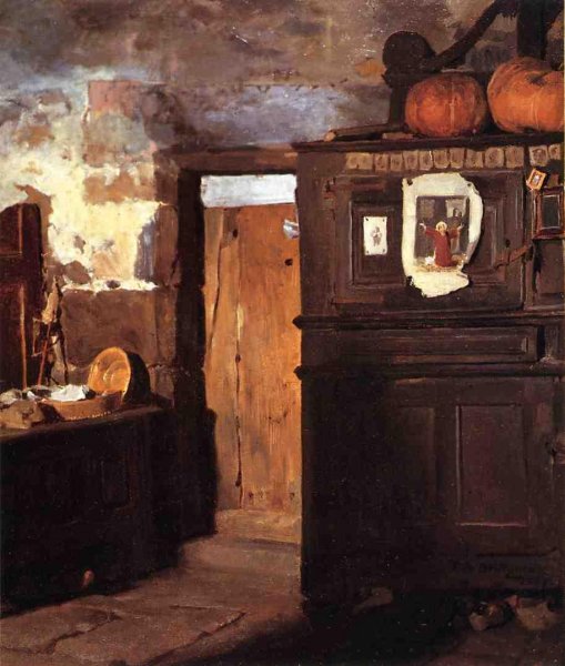 Main Product Photo of Cottage Interior Painting by Frederick Arthur Bridgman