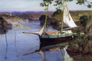In the Cove painting by Frederick Arthur Bridgman