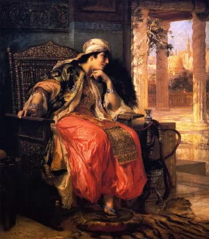 The Favorite by Frederick Arthur Bridgman Oil Painting