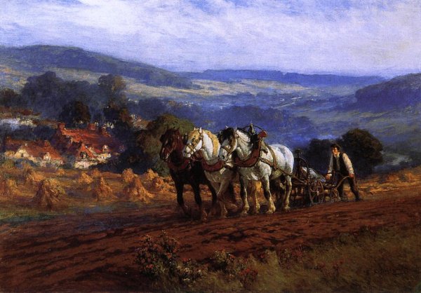 The Laborer by Frederick Arthur Bridgman - Hand-Painted Oil Painting Reproduction