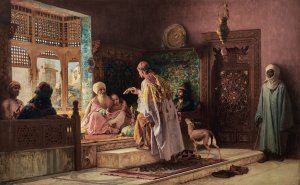 The Messenger by Frederick Arthur Bridgman Oil Painting