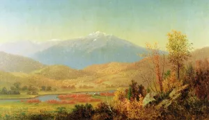Mt. Washington and Saco River by Frederick Butman - Oil Painting Reproduction