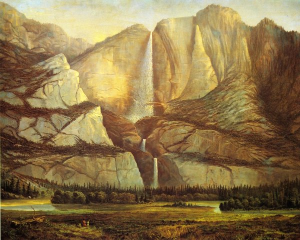 Main Product Photo of Yosemite Falls Painting by Frederick Butman