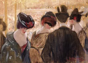 Bal-Bullier, Paris by Frederick C. Frieseke - Oil Painting Reproduction