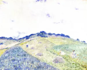 Hill at Giverny by Frederick C. Frieseke - Oil Painting Reproduction