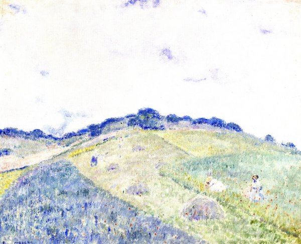 Main Product Photo of Hill at Giverny Painting by Frederick C. Frieseke