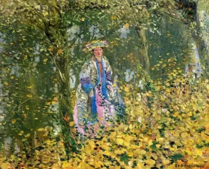 Late October painting by Frederick C. Frieseke