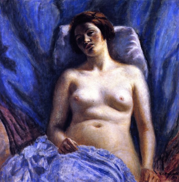 Main Product Photo of Nude #3 Painting by Frederick C. Frieseke