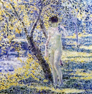 Nude in Sunlight by Frederick C. Frieseke Oil Painting