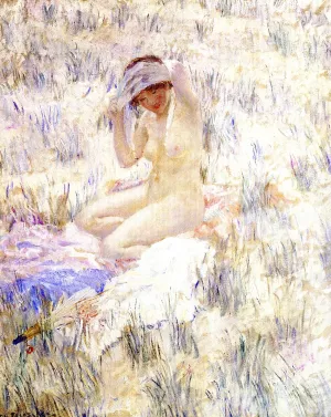 On the Dunes by Frederick C. Frieseke Oil Painting