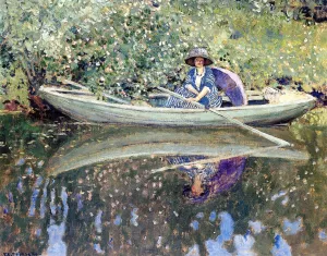 On the River II by Frederick C. Frieseke Oil Painting