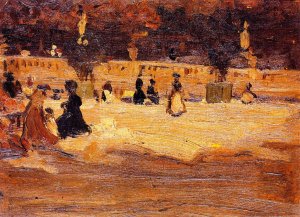 People in the Park by Frederick C. Frieseke Oil Painting
