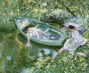 Repose at Noonday by Frederick C. Frieseke Oil Painting