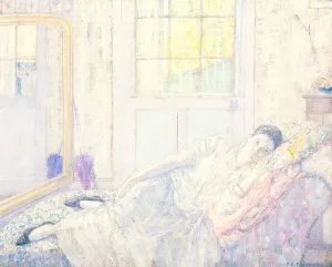 Rest painting by Frederick C. Frieseke